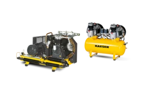 Oil-lubricated industrial compressors